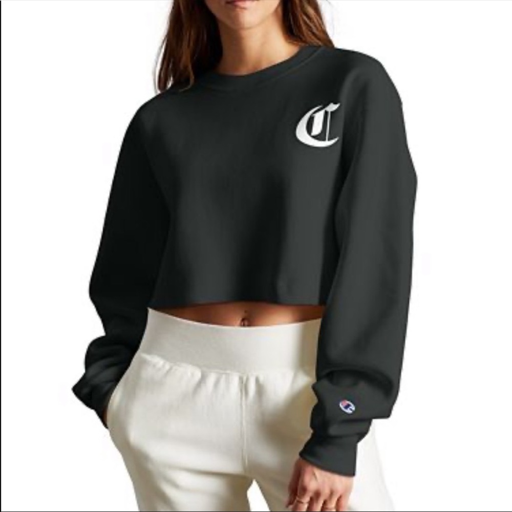 Champion Life Women's RW Cropped Cut-Off Crewneck